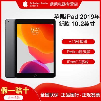 苹果Apple iPad 平板电脑 2019年新款 10.2英寸 Wifi版_拼多多返利优惠券 - 一起惠返利网_178hui.com