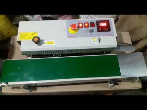 Pouch and Bag Sealer Machine - Continue Band Sealer MS Horizontal ...