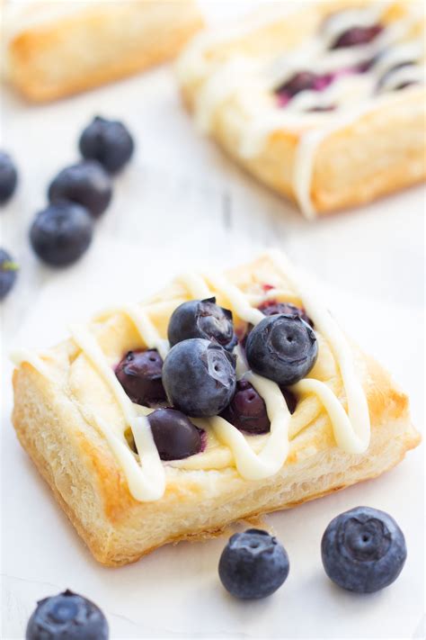 Blueberry Cream Cheese Danish - Kristine's Kitchen