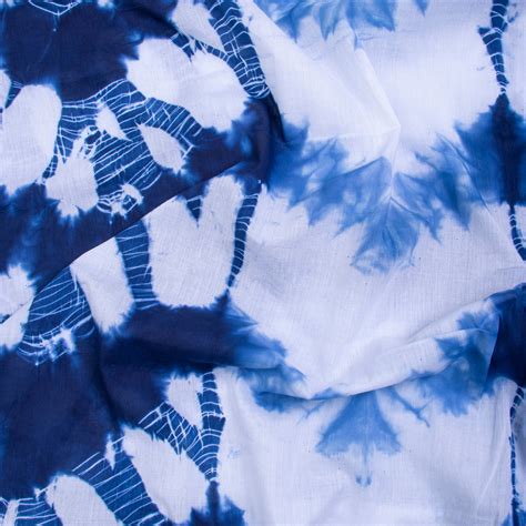 Shop Best Shibori Blue Tie Dye Hanmade Fabric – DMAASA