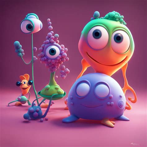 Amoebas - AI Generated Artwork - NightCafe Creator