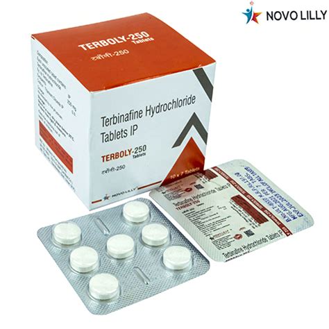 TERBOLY 250 TABLETS Novolilly Pharmaceutical Pvt. Ltd.