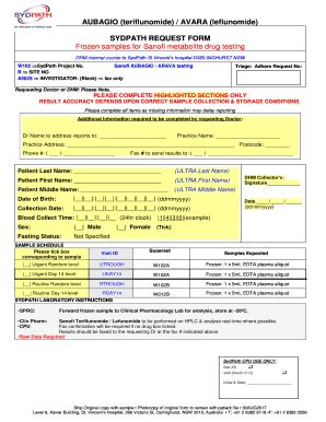 Fillable Online SYDPATH REQUEST FORM Fax Email Print - pdfFiller
