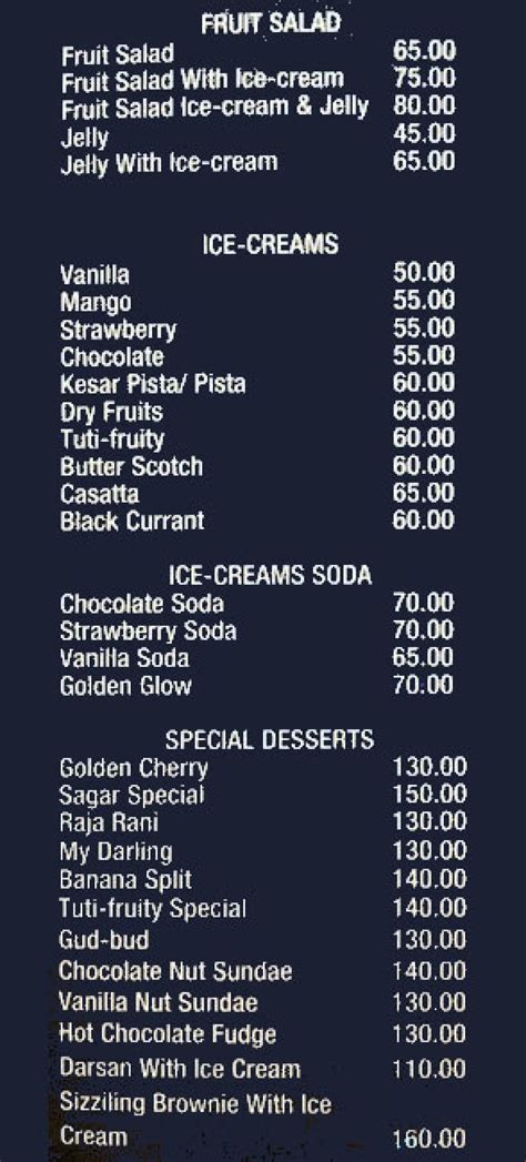 Shiv Sagar Menu, Menu for Shiv Sagar, Jayanagar, South Bengaluru, Bengaluru