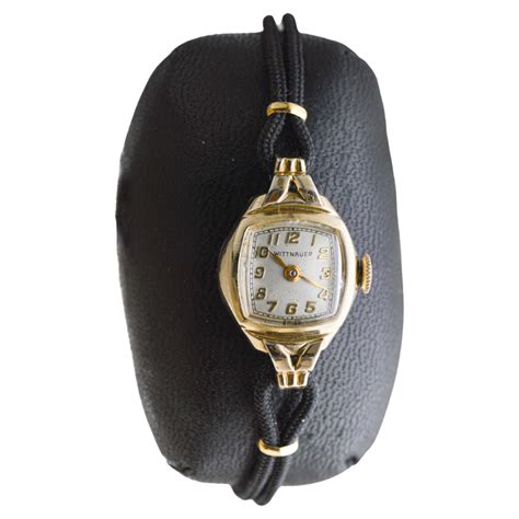 Wittnauer Art Deco Ladies Watch all Original from 1940's For Sale at ...