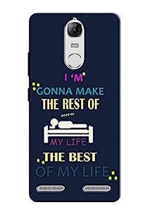 EU4IA Hindi - English Quote PRINTED MATTE FINISH Back Cover Case For ...