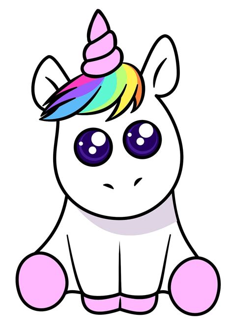 cute drawing unicorn