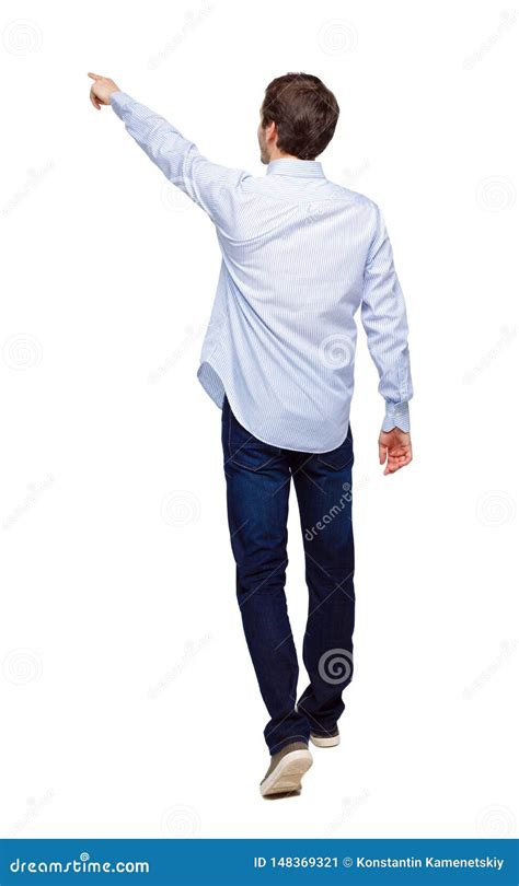 Man Pointing Back View 的图像结果