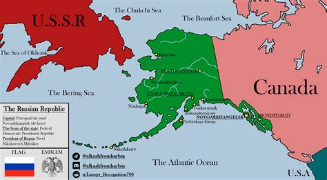 Alaska Map Russian Empire Browse All : Images Of Alaska And Russia