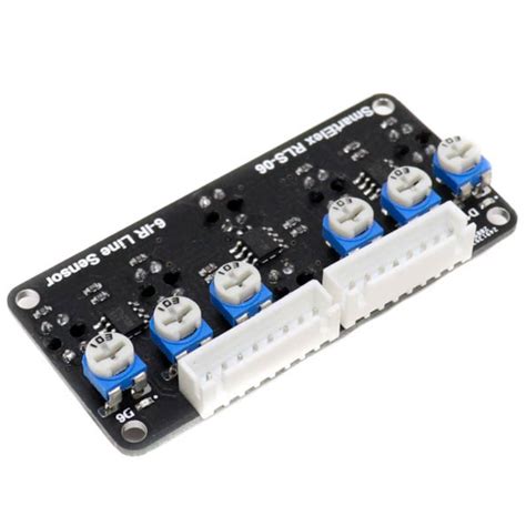 SmartElex RLS-06 Analog & Digital 6 IR Line Sensor Array with Potentio ...
