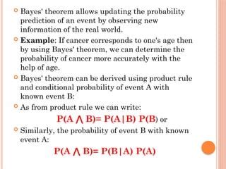 Image result for Bayes Theorem Cancer Example