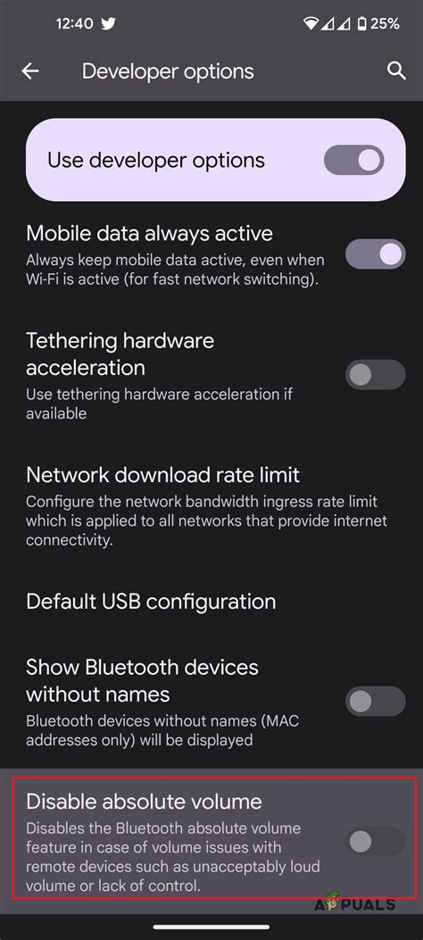 Image result for Disable Absolute Volume Android