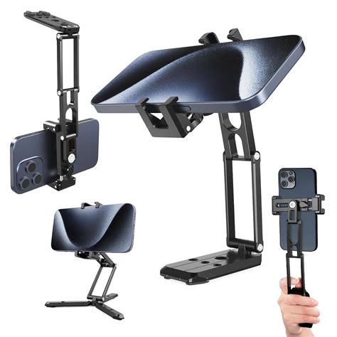 NEEWER Phone Tripod Mount with Cold Shoes, Metal Smartphone Tripod ...