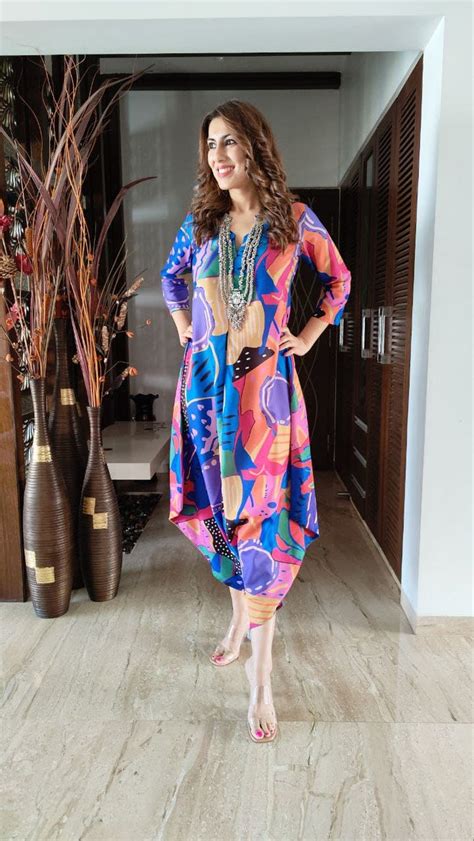 Blue Dhoti Jumpsuit with Zipper – Label DC