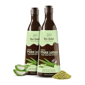 Buy Nat Habit Fresh Whipped Body Lotion, Aloe Saunf Sun Protect Malai ...