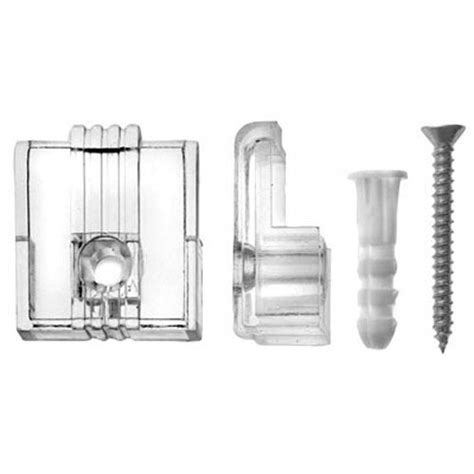 OOK 534016 1/4-Inch 20-Pound Adjustable Plastic Mirror Holders, 4-Pack ...