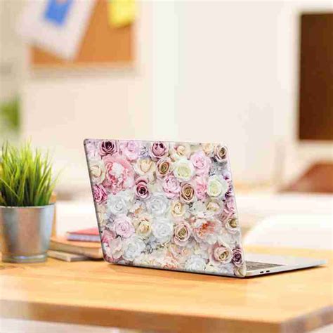 PAZ Creations PAZ Pink Roses for laptop skin, laptop wallpaper, laptop ...