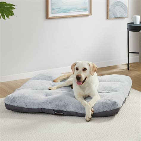 KIRKLAND SIGNATURE SQUARE TUFTED PET BED 42" X 42" - $29.97 at Costco