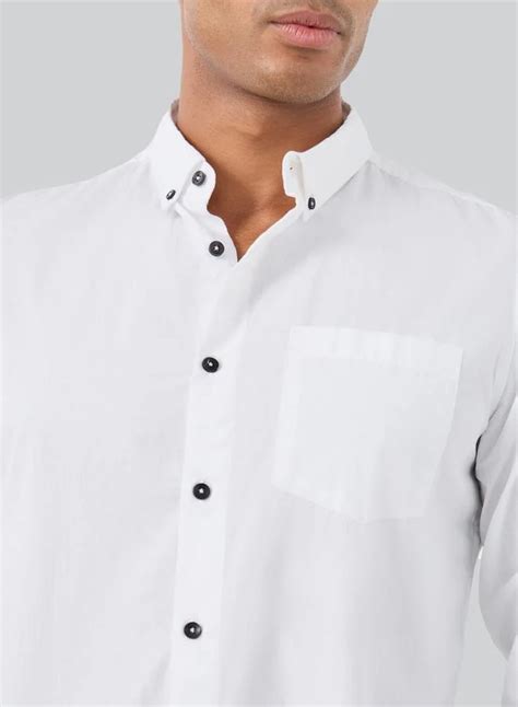 Styli Button Down Regular Fit Long Sleeve Shirt for Men | Best Price UAE