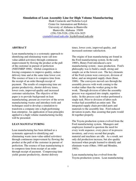 Lean Assembly Line 的图像结果