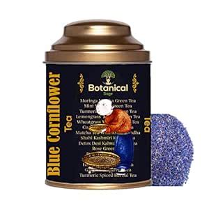 Botanical Sage- Blue Corn Flower Tea 70g | Blue Cornflower Petals ...
