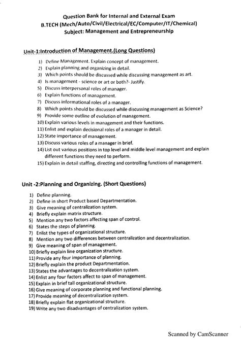 ME question bank - Entrepreneurship And New Venture Management - Studocu