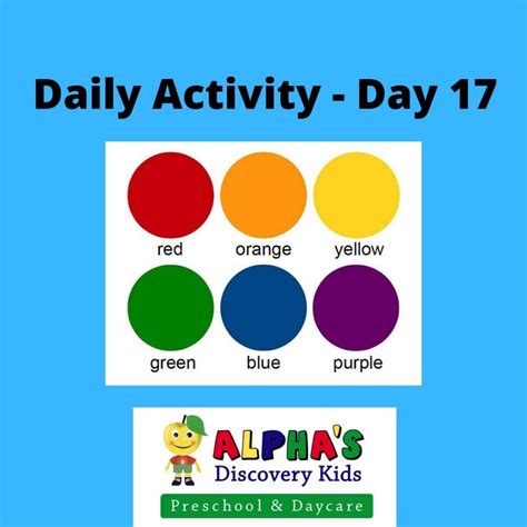 Daily Activity for Kids – Day 17 – Math - Sorting Colours | Alpha ...