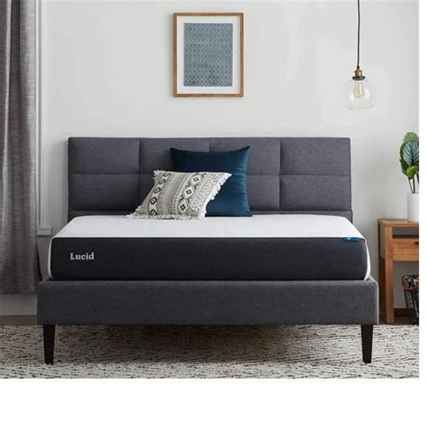 Lucid Essence 8" SureCool Gel Memory Foam Mattress with Antimicrobial Technology | AllSurplus ...