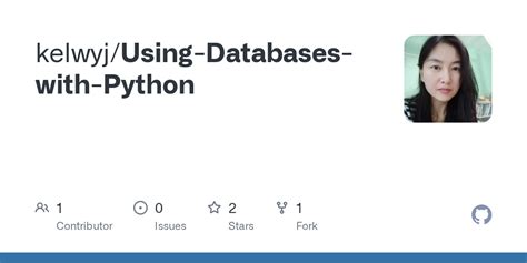 Image result for Corsera Python GitHub Databases