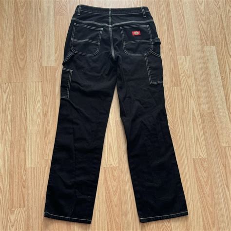 dickies women’s carpenter jeans size 3/26 condition... - Depop