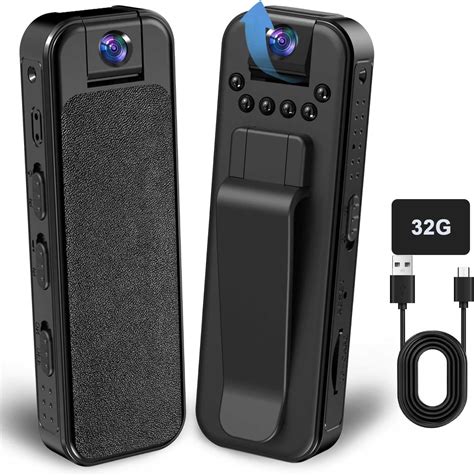 Amazon.com: BOBLOV 007 64GB Mini Body Cameras, User Friendly, Portable ...
