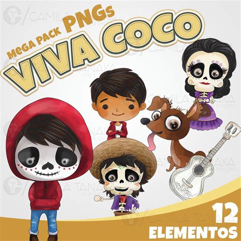 Kit Digital Png Viva Coco (pague 1 Leve 3) | Elo7