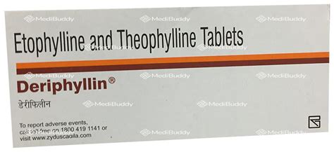 Deriphyllin Tablet: Price, Uses, Side Effects & How to Use - MediBuddy