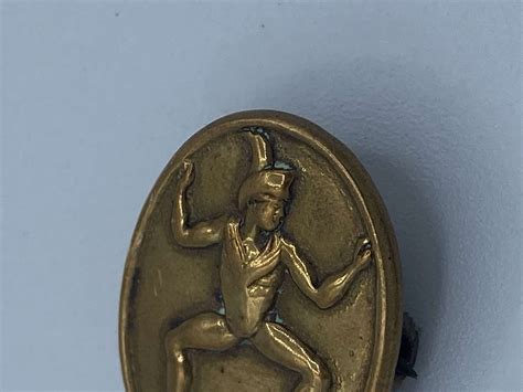 Ww2 Era Girls Guides Lucky Pixie Brass Badge