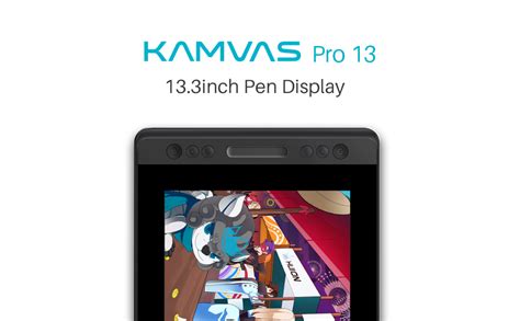 HUION KAMVAS Pro 13 Graphics Drawing Monitor with Stand, Full-Laminated ...
