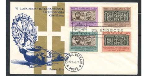 1962 - VATICANO - ARCHEOLOGIA CRISTIANA - BUSTA FDC - LOTTO/25407