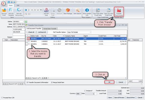 Image result for AutoCount Credit Note