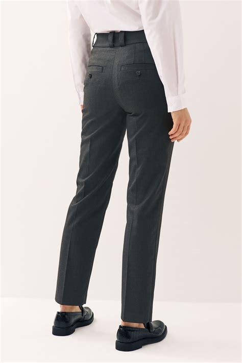 Buy Grey Heavy Duty Tailored Slim Trousers from the Next UK online shop