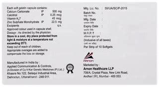 Calbuild Capsule 10 - Uses, Side Effects, Dosage, Price | Truemeds