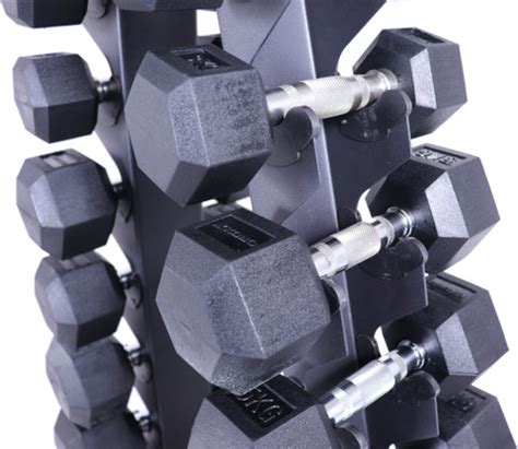 KOBO Imported A-Frame Dumbbell Rack Stand Only, 10 Tier Weight Rack for ...