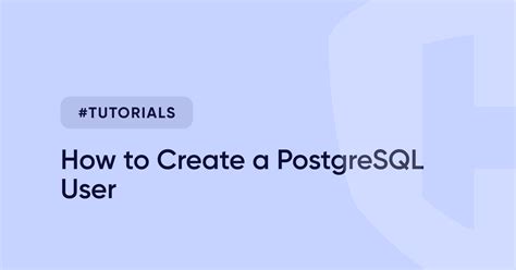 Image result for How to Create User in PostgreSQL