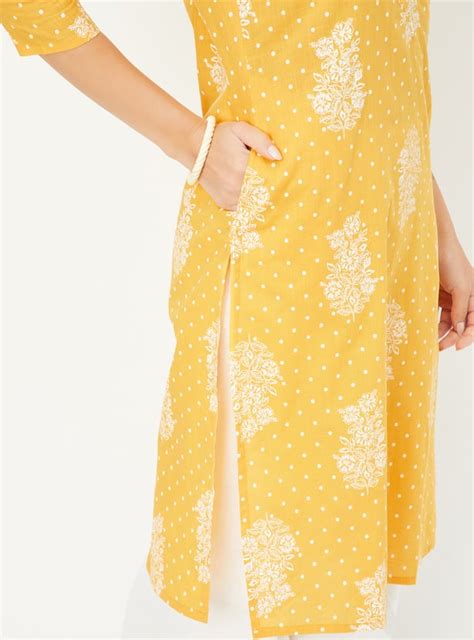 Buy Women Floral Print Straight Kurta Online at just Rs. 499.0 ...