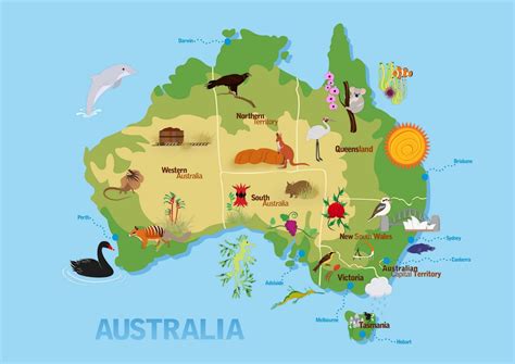 Australia Dangerous Animals Map | tvorimzvlny