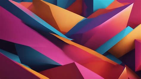 Abstract line 3d shape background illustration indeterminate shape ...