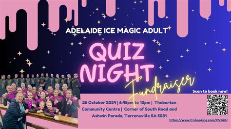 Adelaide Ice Magic Adult Team Quiz Night, Thebarton Community Centre ...