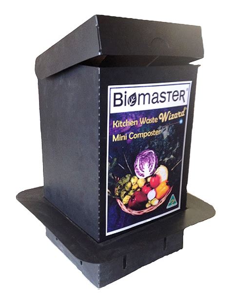 Kitchen Waste Wizard Mini Composter (100% Recycled Material, 10” Width ...