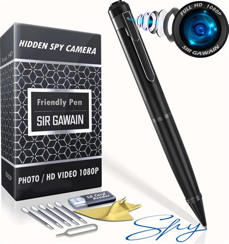 Amazon.com : SIRGAWAIN Mini Spy Camera Hidden Camera Pen 1080p ...