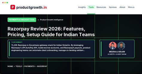 Razorpay Pricing 2026: Fees, Charges & Payment Gateway Review (India ...