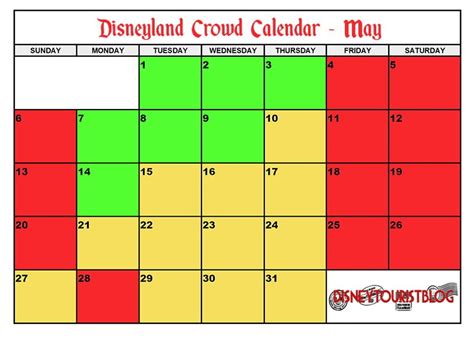 Knotts Crowd Calendar | Calendar Hexagon