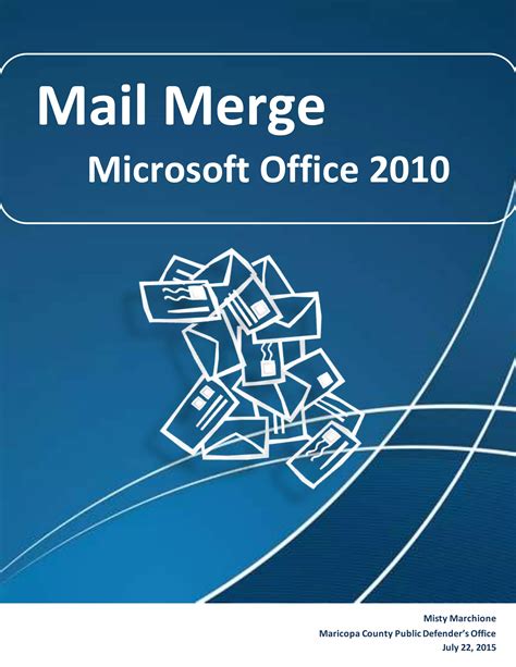 Image result for Microsoft 2010 Mail Merge Tutorial